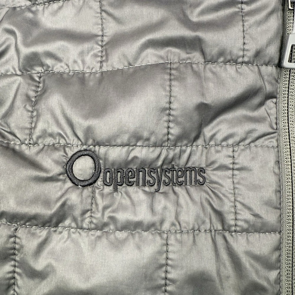Patagonia Vest Mens Small Dark Gray Nana Puff Quilted Full Zip Primaloft Outdoor - Picture 5 of 14